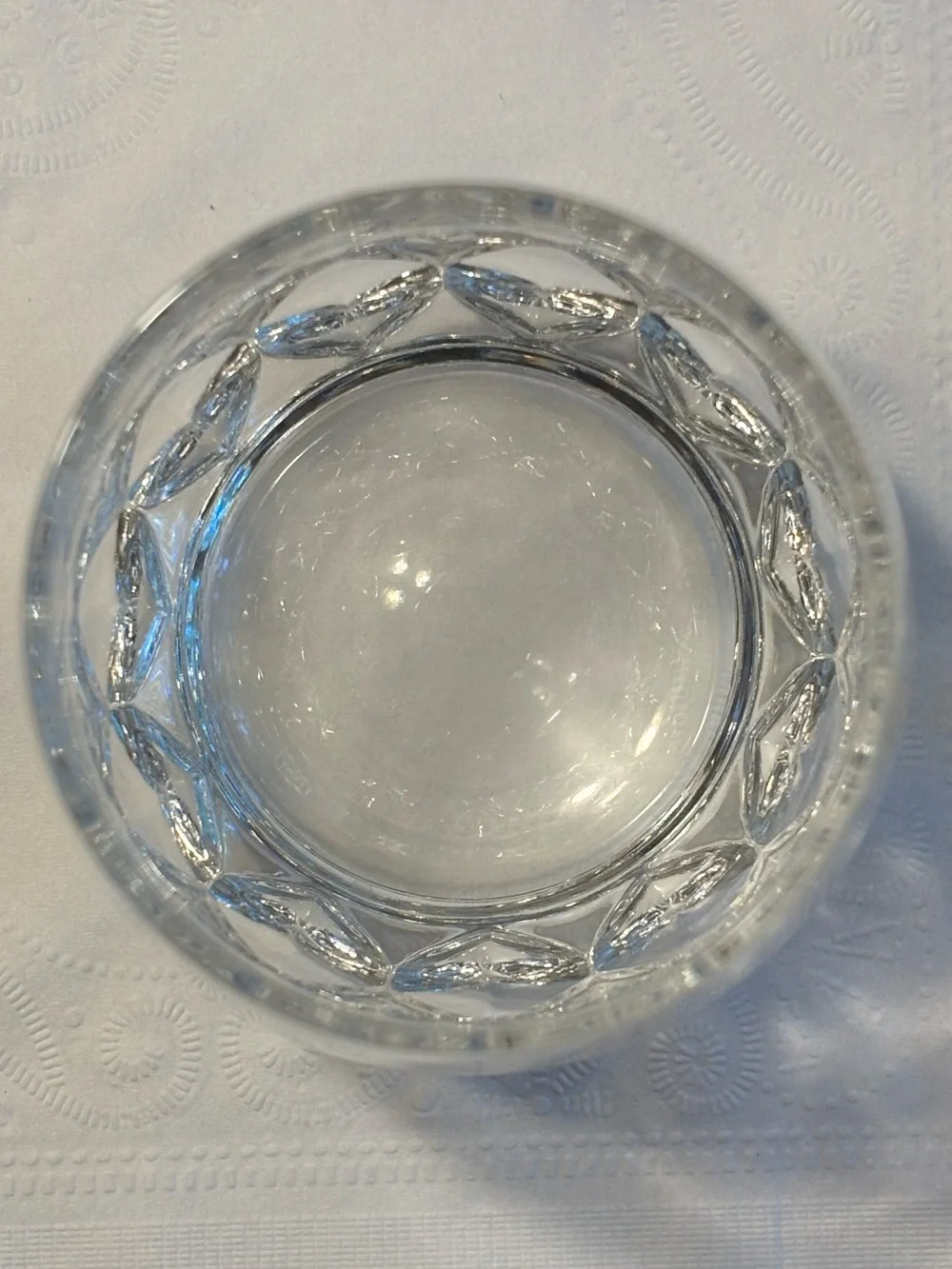 Nachtmann Diamant Crystal Old Fashioned Whiskey Tumbler Heavy Cut Glass